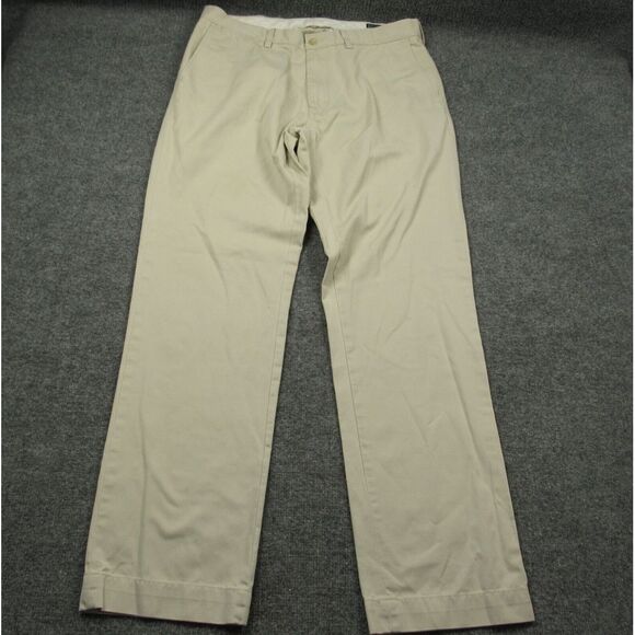 Polo Ralph Lauren Pants Mens 36X34 Beige‎ Chino Classic Fit Academia Pony Logo - Picture 1 of 11
